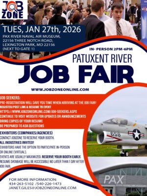 Patuxent River Job Fair - January 27, 2026 JS