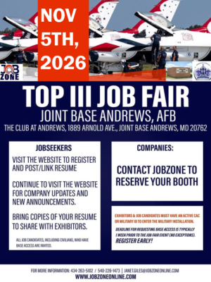 Andrews AFB Job Fair - Nov 5th, 2026