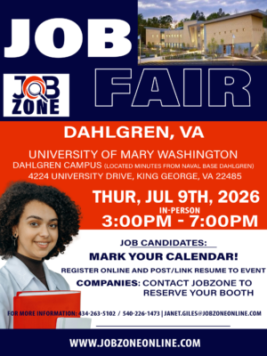 Dahlgren Job Fair - July 9th, 2026
