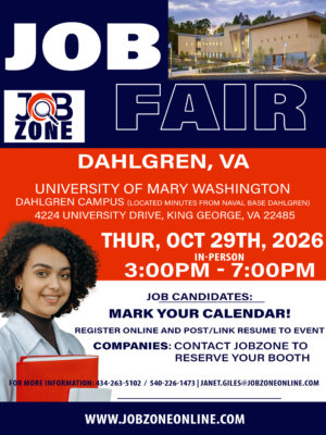 Dahlgren Job Fair - October 29th, 2026